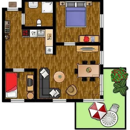 Hanseresidenz I Whg 10 아파트